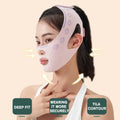 Wholesale Face Thin Mask Reduce Double Chin V-Line Shaping Bandage anti Wrinkle Bandage Breathable V Face Band Cheek Lift Up
