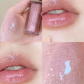 Fashion  Lip Glaze Moisten Shine Glitter Lip Plumper  Liquid Lipstick Female Makeup Cosmetics
