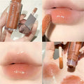 Fashion  Lip Glaze Moisten Shine Glitter Lip Plumper  Liquid Lipstick Female Makeup Cosmetics