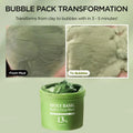 Holy Basil Bubble Facial Mask Exfoliating Deep Cleansing Remove Blackhead Shrink Pore Oil Control Skin Care