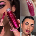 Fashion  Lip Glaze Moisten Shine Glitter Lip Plumper  Liquid Lipstick Female Makeup Cosmetics