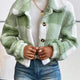 Cozy Plaid Teddy Coat